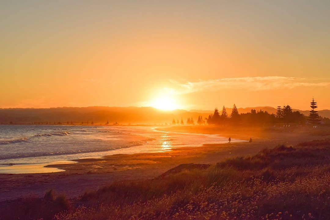 Beach in Gisborne, New Zealand