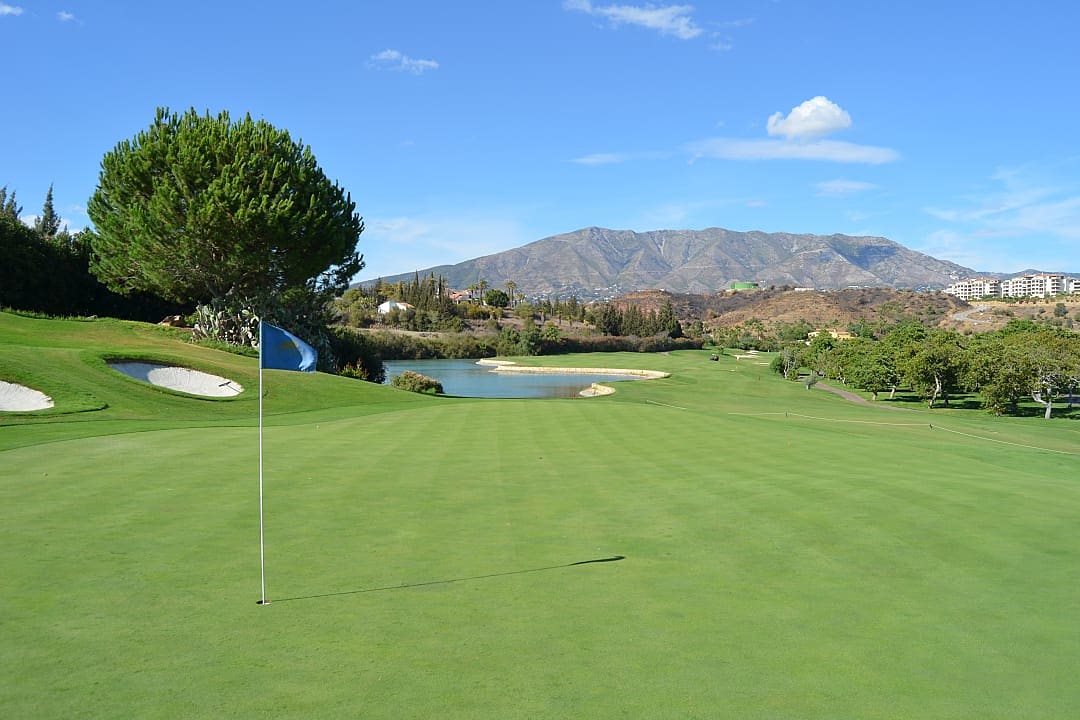 A golf course in the Costa Del Sol