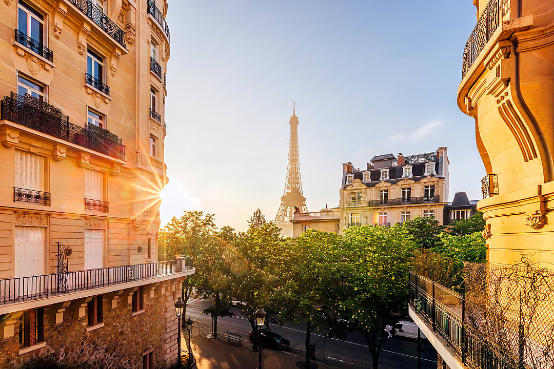 Paris at sunset