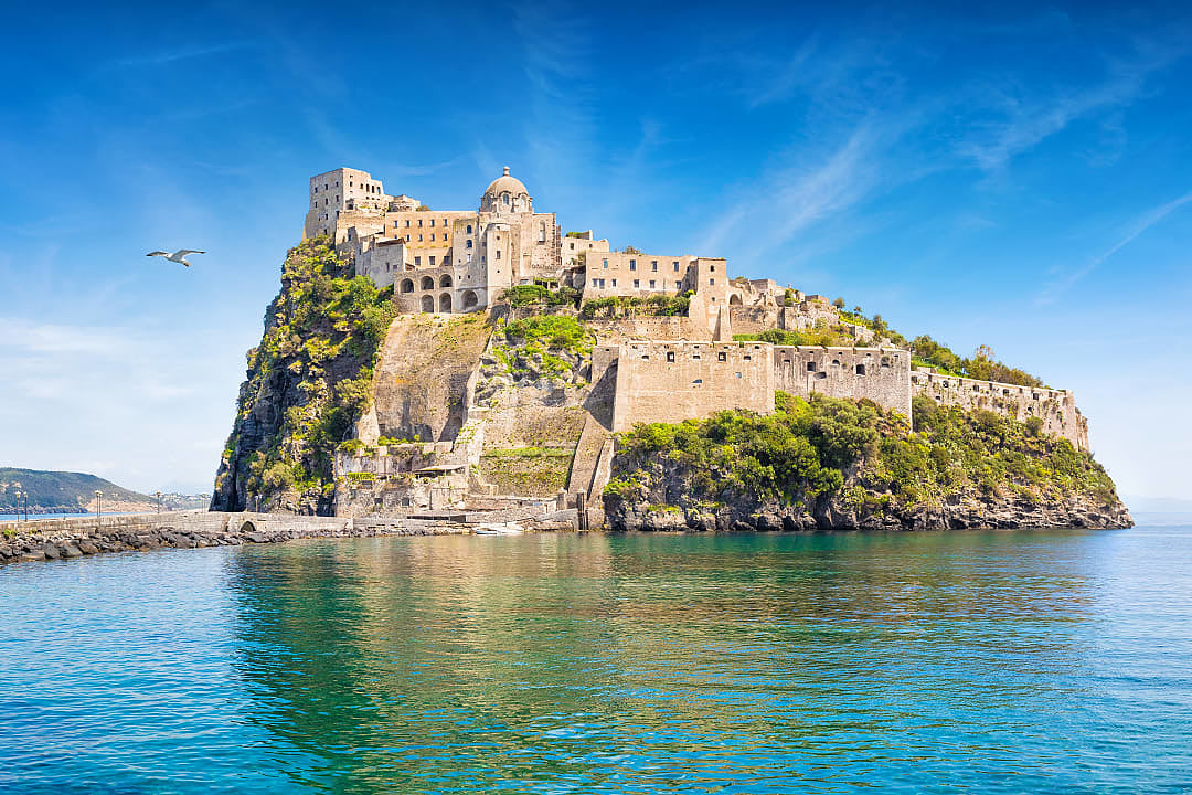 Aragonese Castle in Ischia, Italy