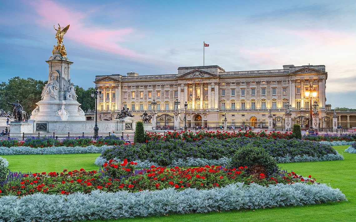 Buckingham Palace in London, England, United Kingdom.