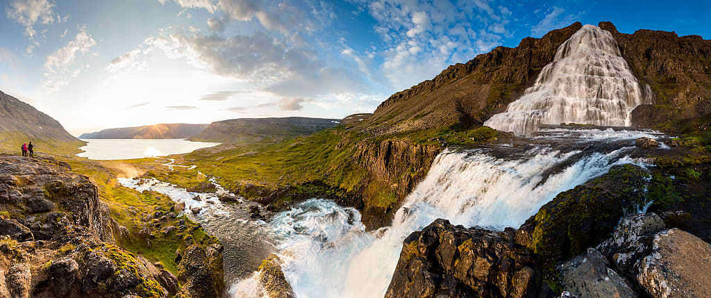 Dunjandi (Fjallfoss) in Westfjords region of  Iceland 