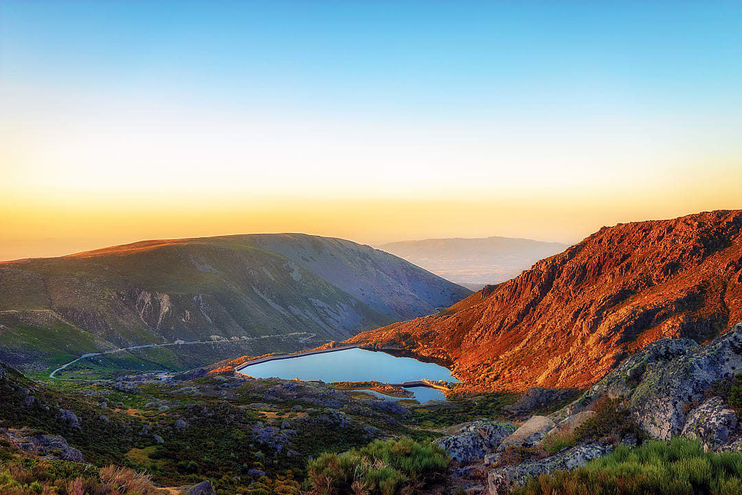 Serra da Estrela Mountains at Sunset