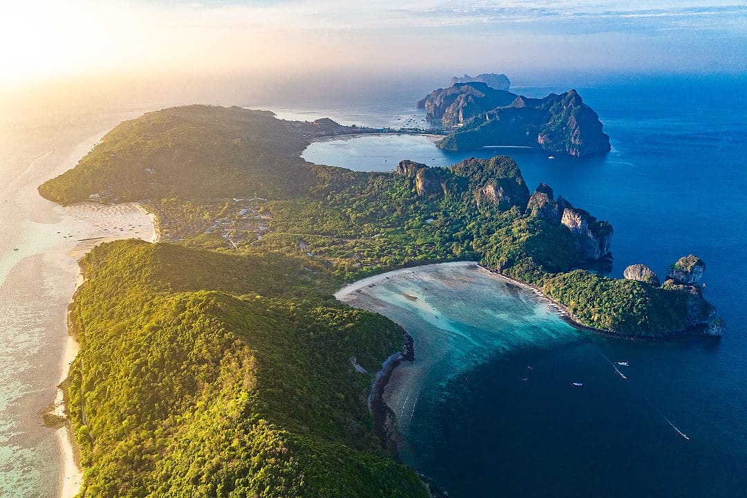 Loh Lana Bay on Koh Phi Phi island, Thailand