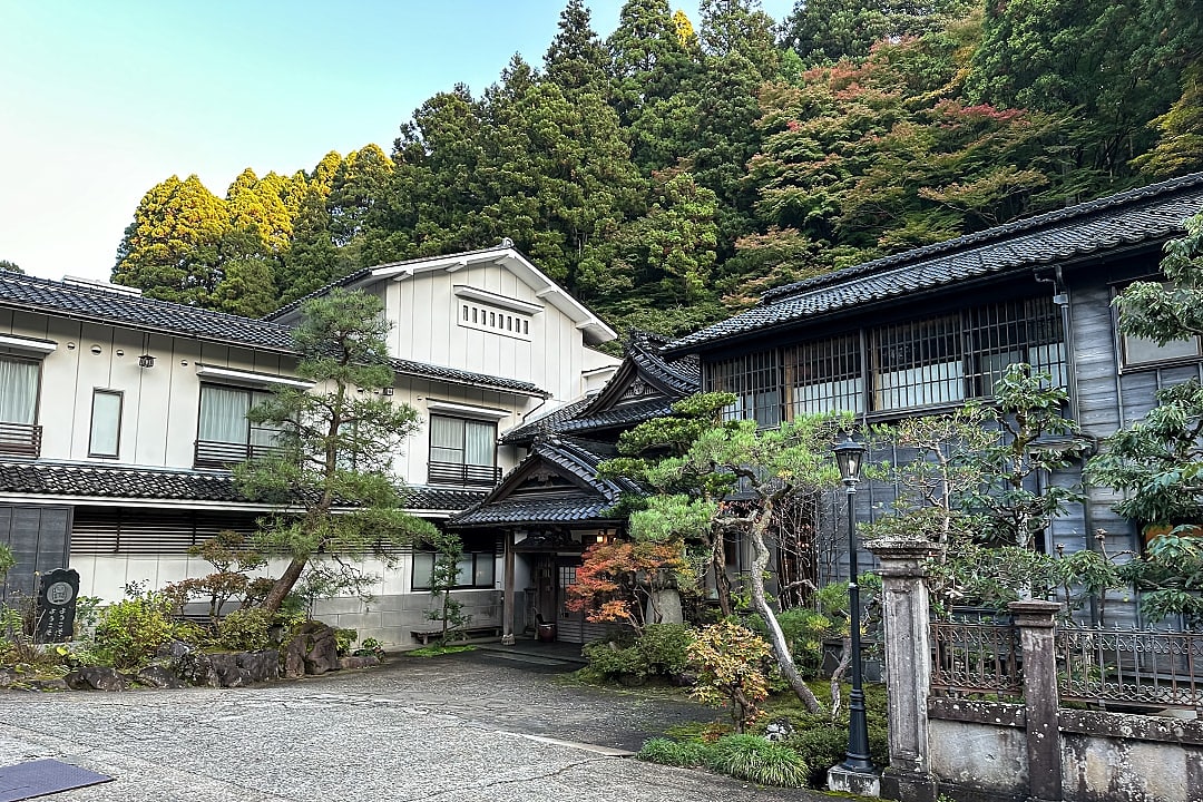 Motoyu Ishiya with onsen in Kanazawa, Japan.