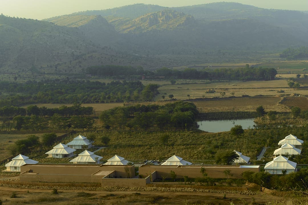 Aman i Khas tented resort in near Ranthambore National Park, India