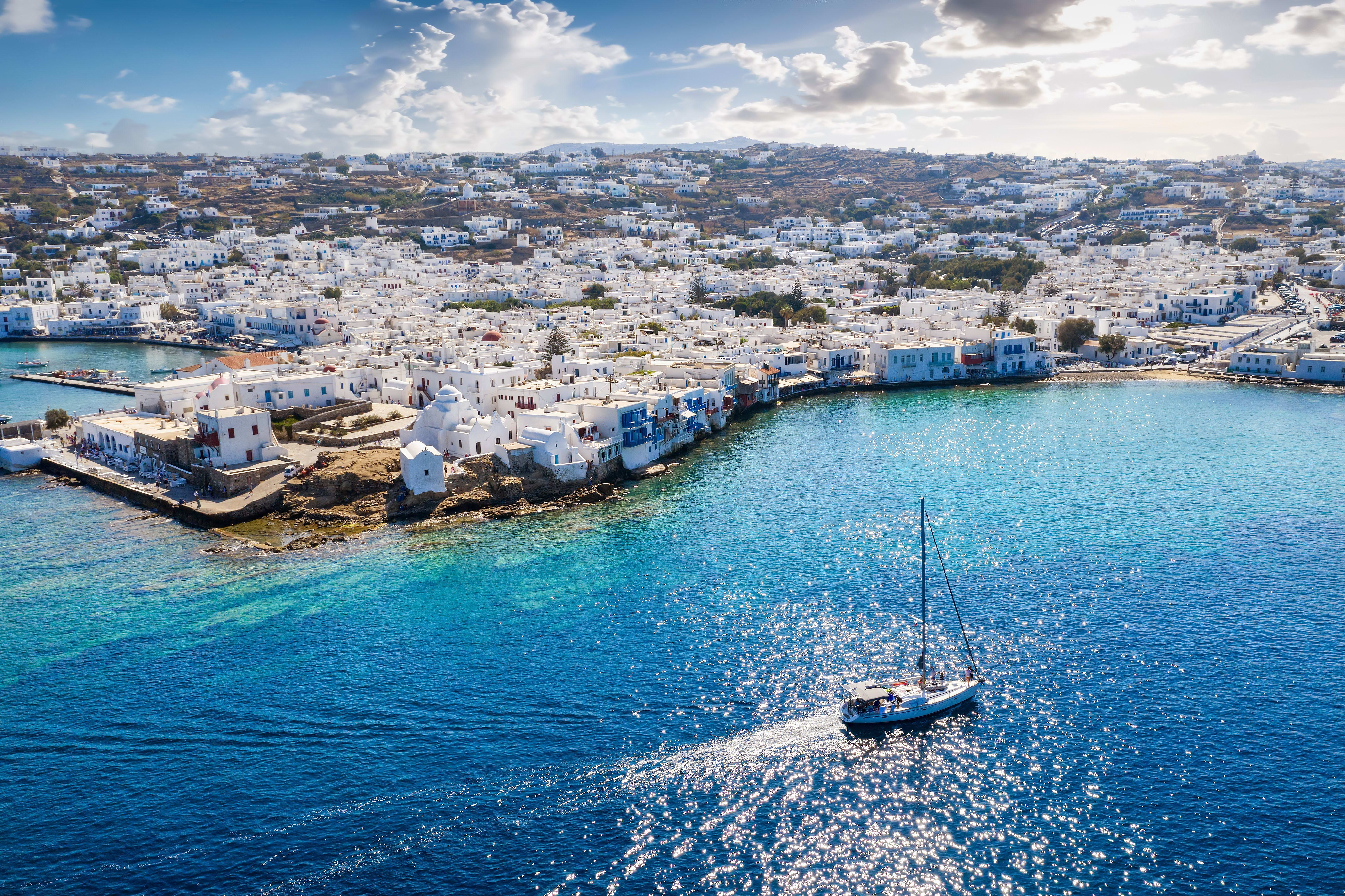 Mykonos Shoreline. 