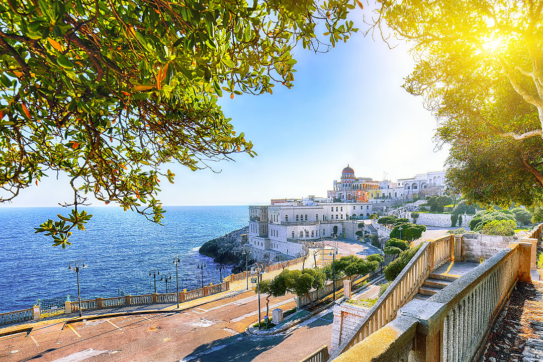 Town in Santa Cesarea Terme in Salento, Italy