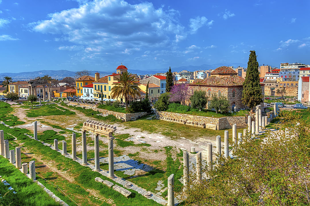 Ancient Agora of Athens in Greece