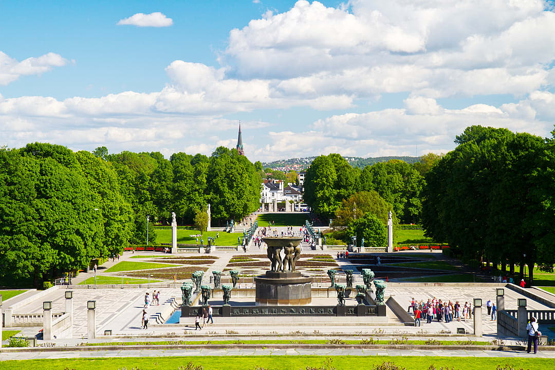 Vigeland park in Oslo, Norway