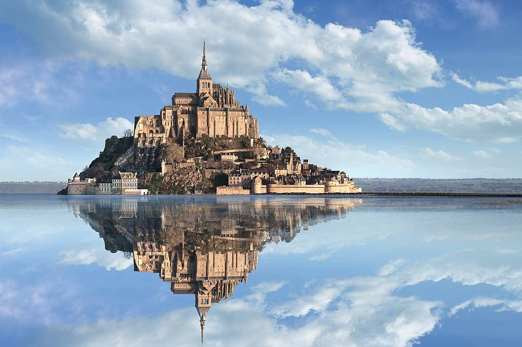 Mont St Michel in Normandy, France