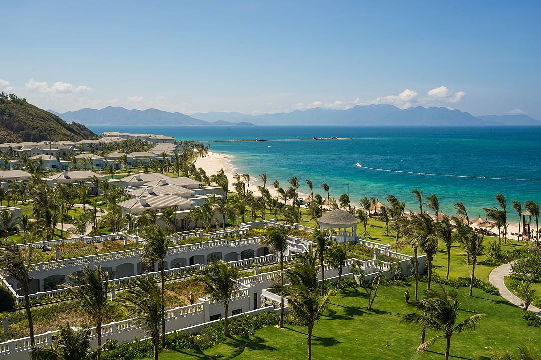 Beautiful beach in Cam Ranh