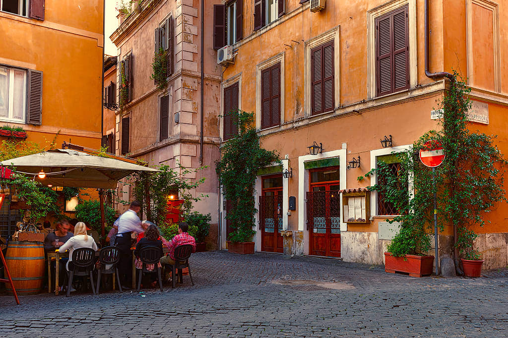 Restaurant in the Trastevere 