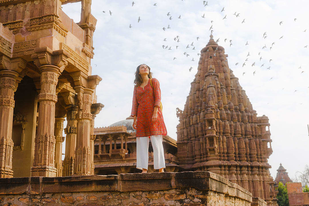 Mandore Garden Temples in Rajasthan, India.