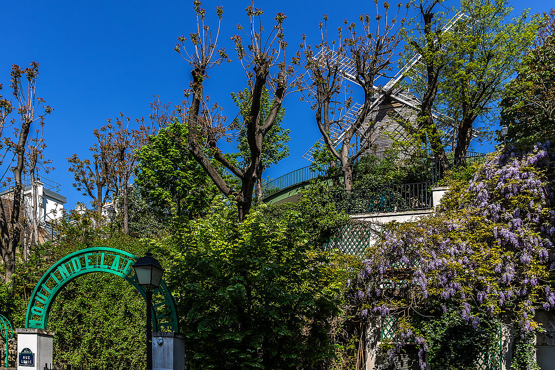 Moulin de la Galette in Montmartre, Paris, France