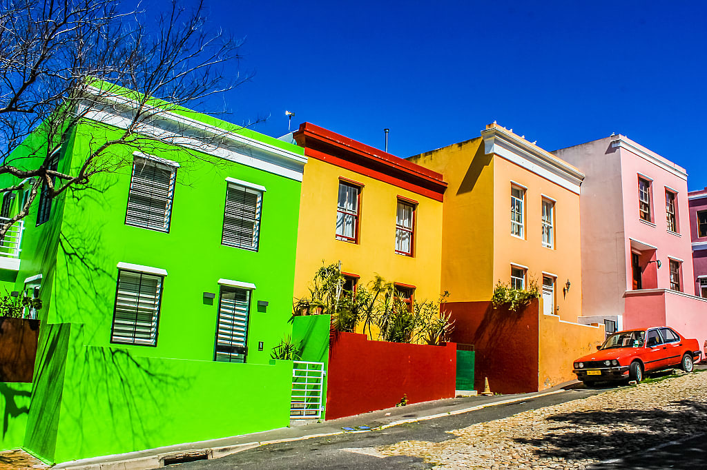 Bo-Kaap neighborhood in Cape Town, South Africa