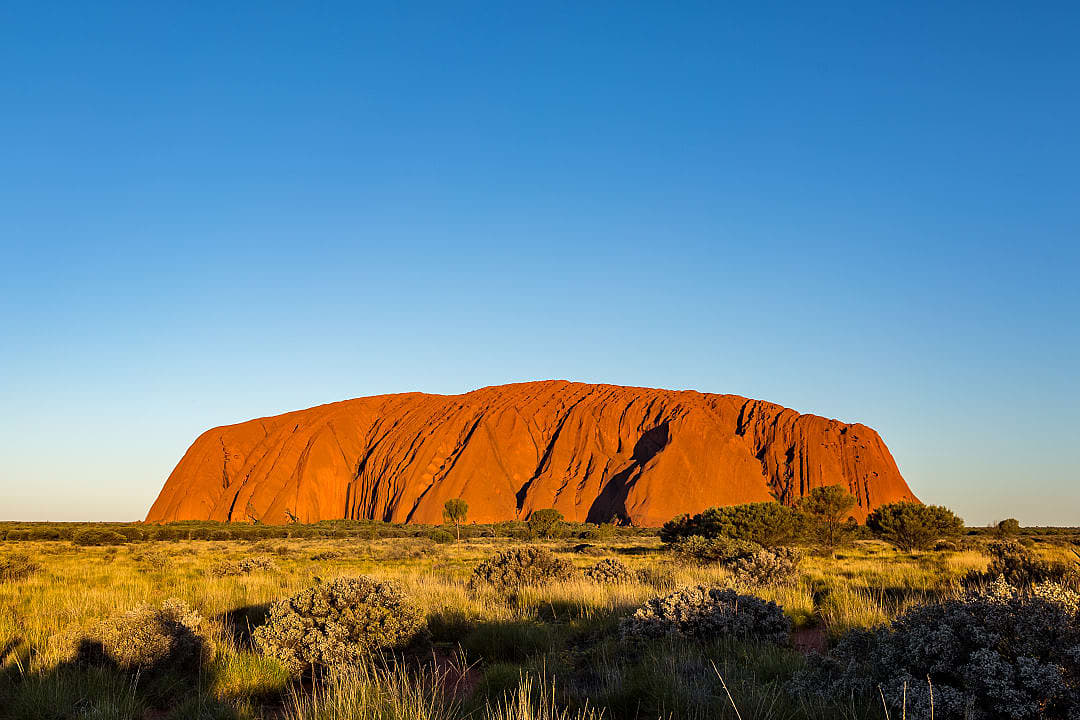 Uluru, or Ayers Rock, in the Northern Territory, Australia