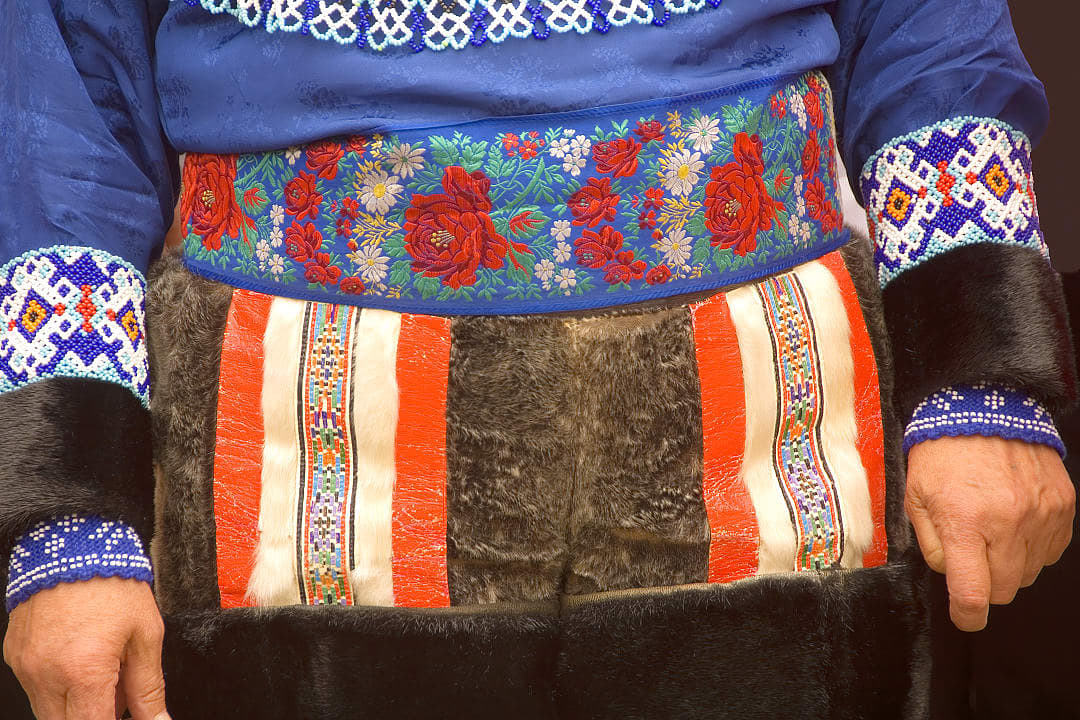 Traditional Inuit outfit, Greenland.