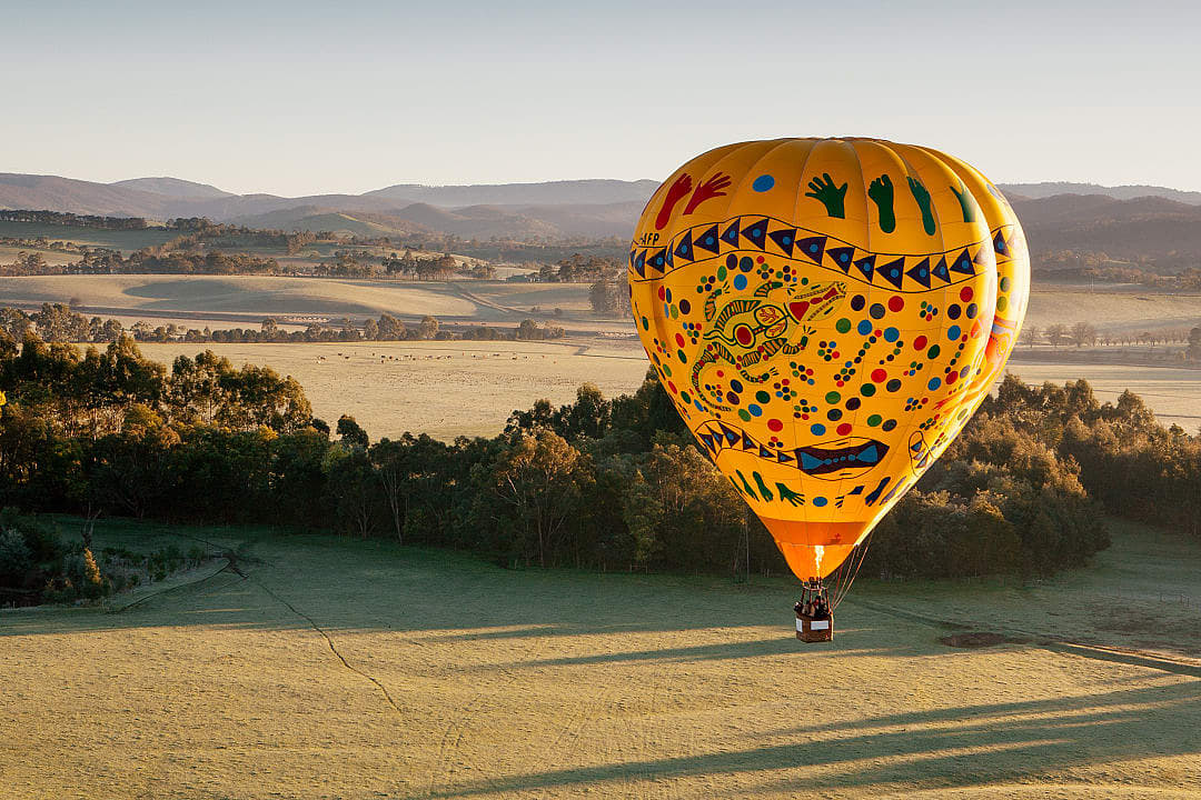 Hot air balloon experience.