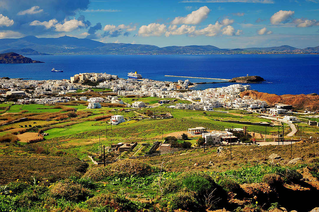 The island of Naxos, Greece.