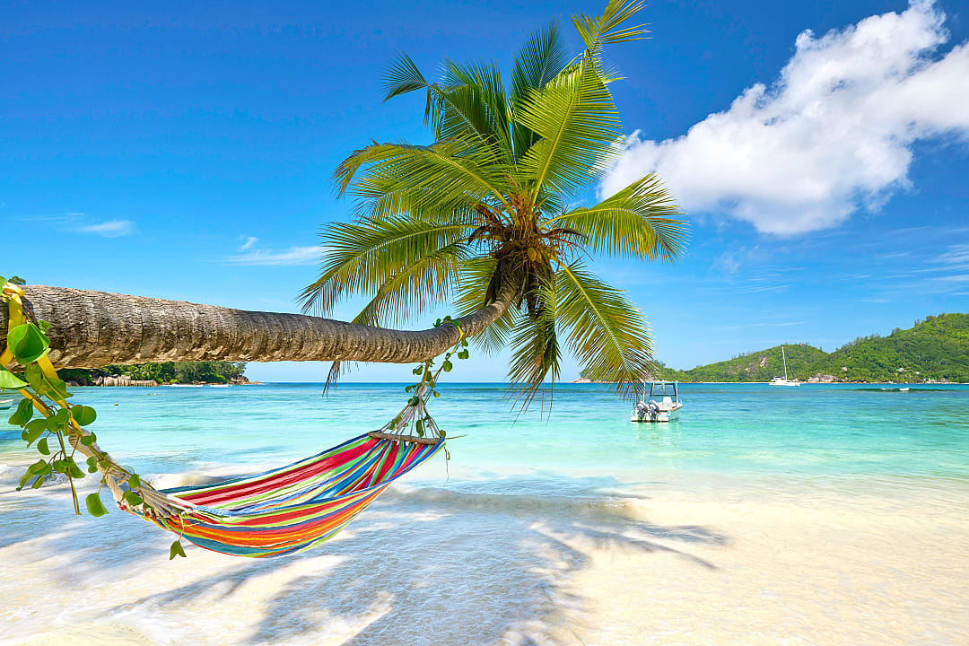 Tropical beach in Seychelles