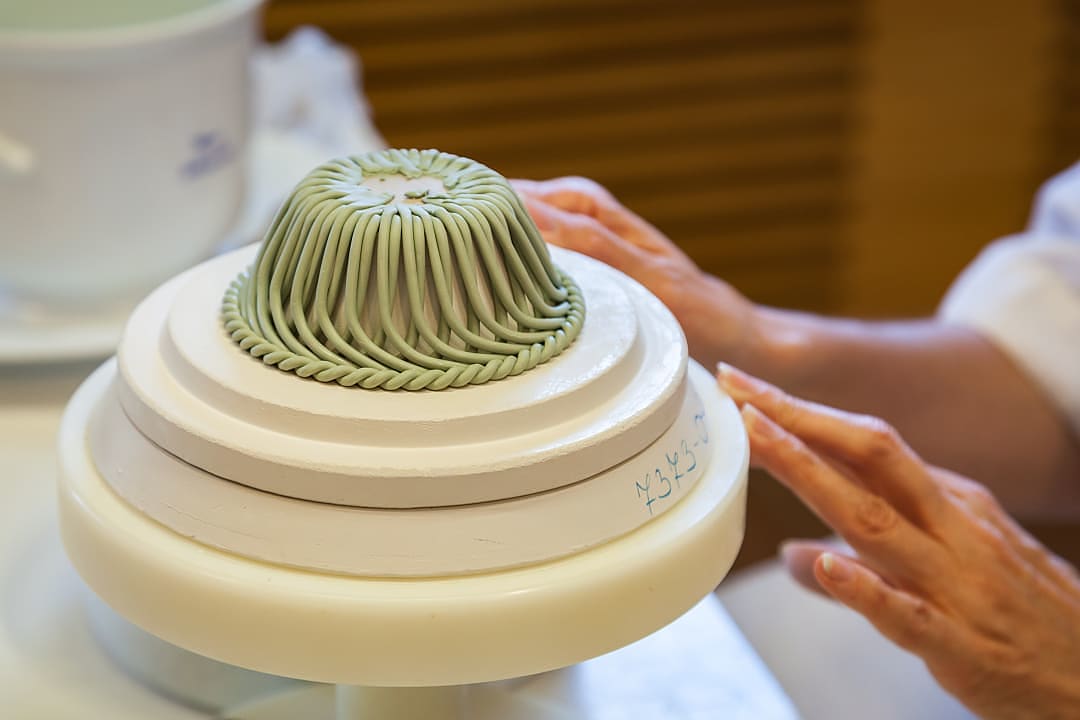 Porcelain-making in Hungary.