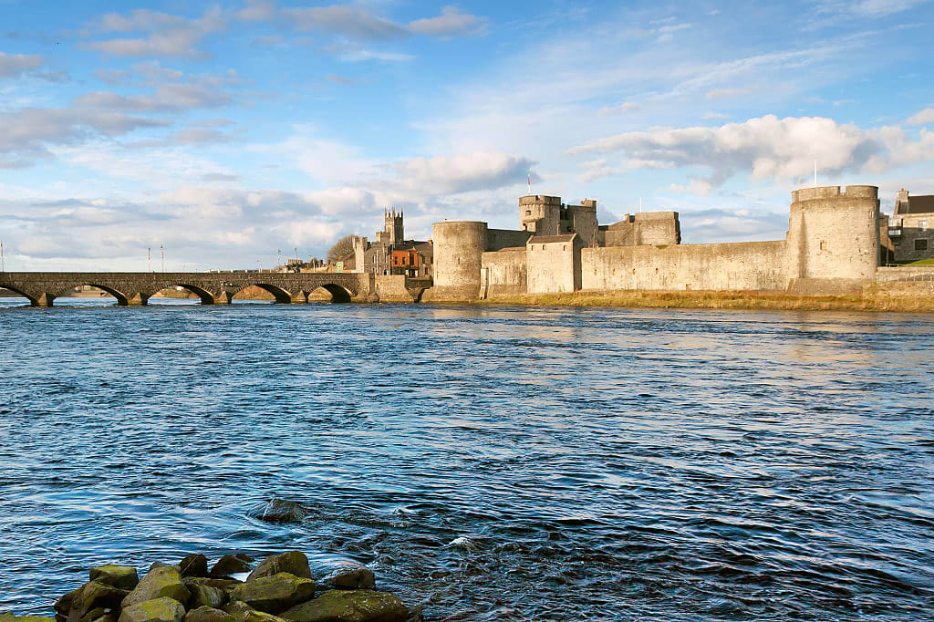 King John's castle in Limerick, Ireland