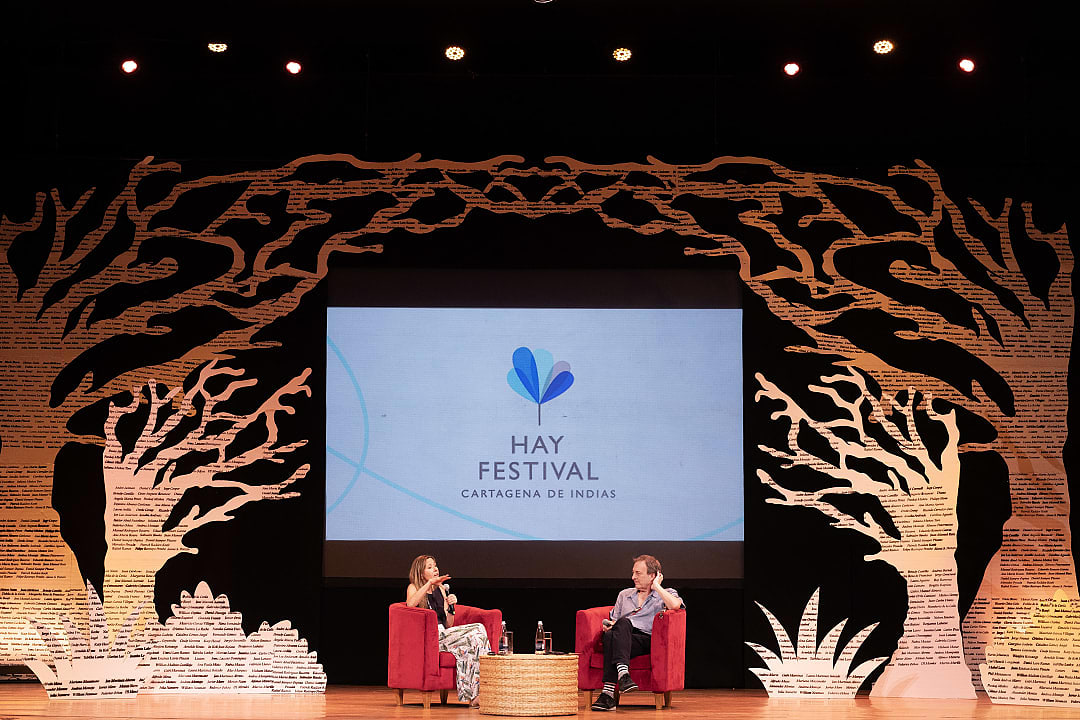 The Hay Festival in Hay-on-Wye, Wales