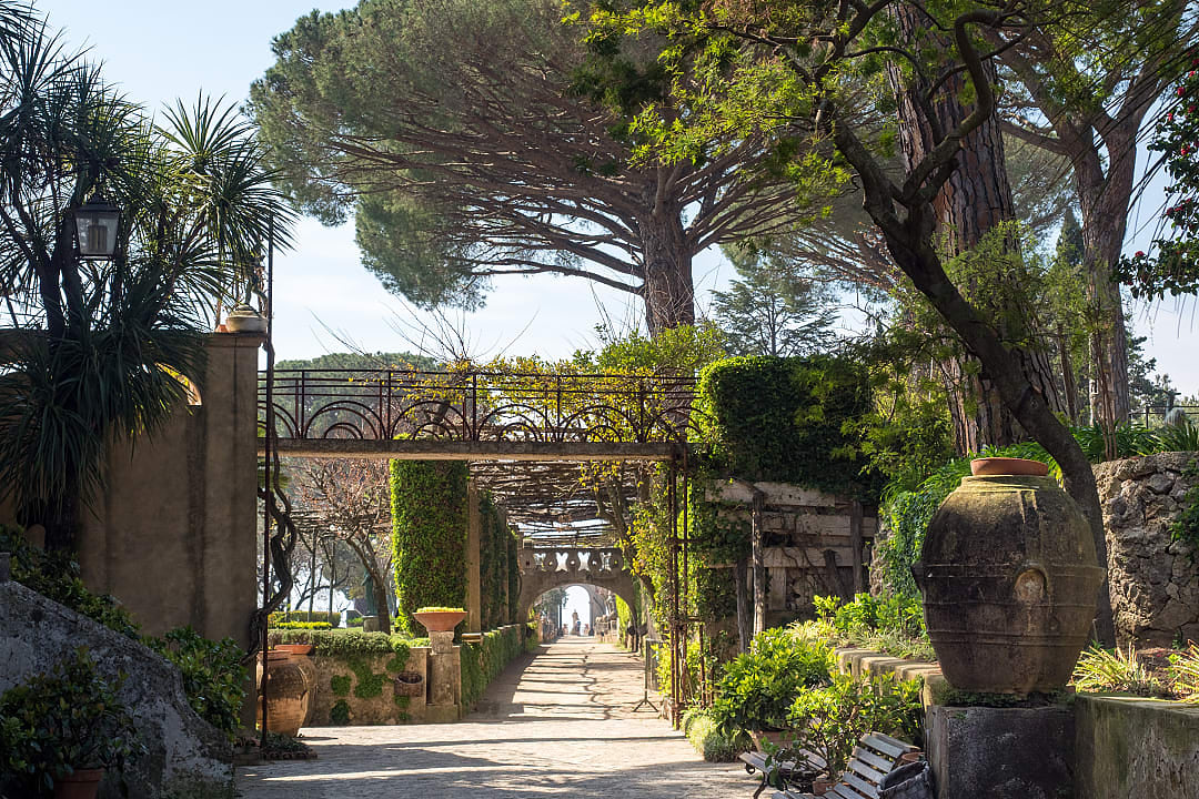 Villa Cimbrone in Ravello on the Amalfi Coast, Italy.