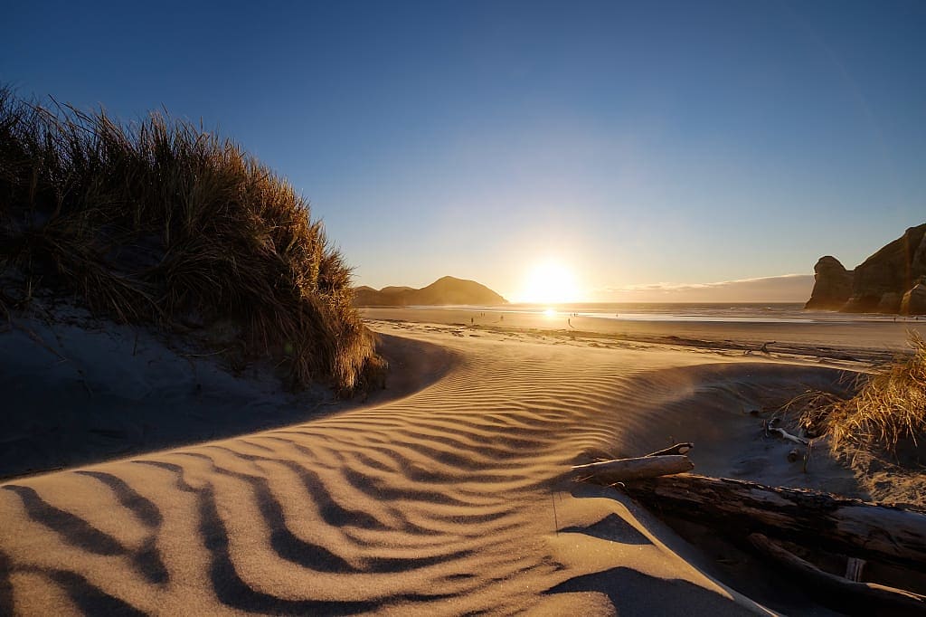 Wharariki Beach in New Zealand