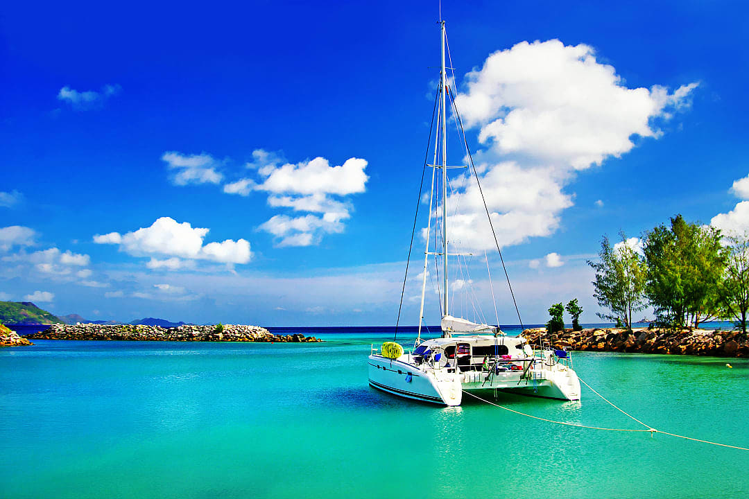 Yacht experience in the Seychelles.