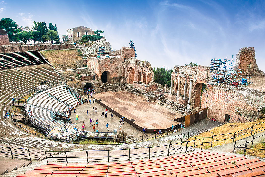 Teatro Antico di Taormina, Sicily, Italy