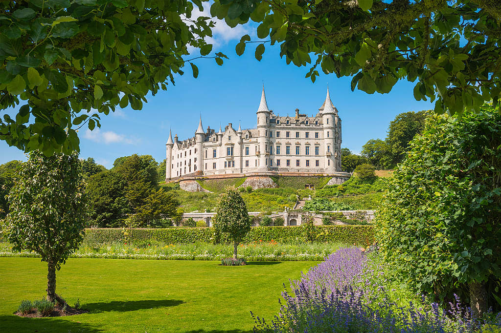Dunrobin Castle in the Scottish Highlands