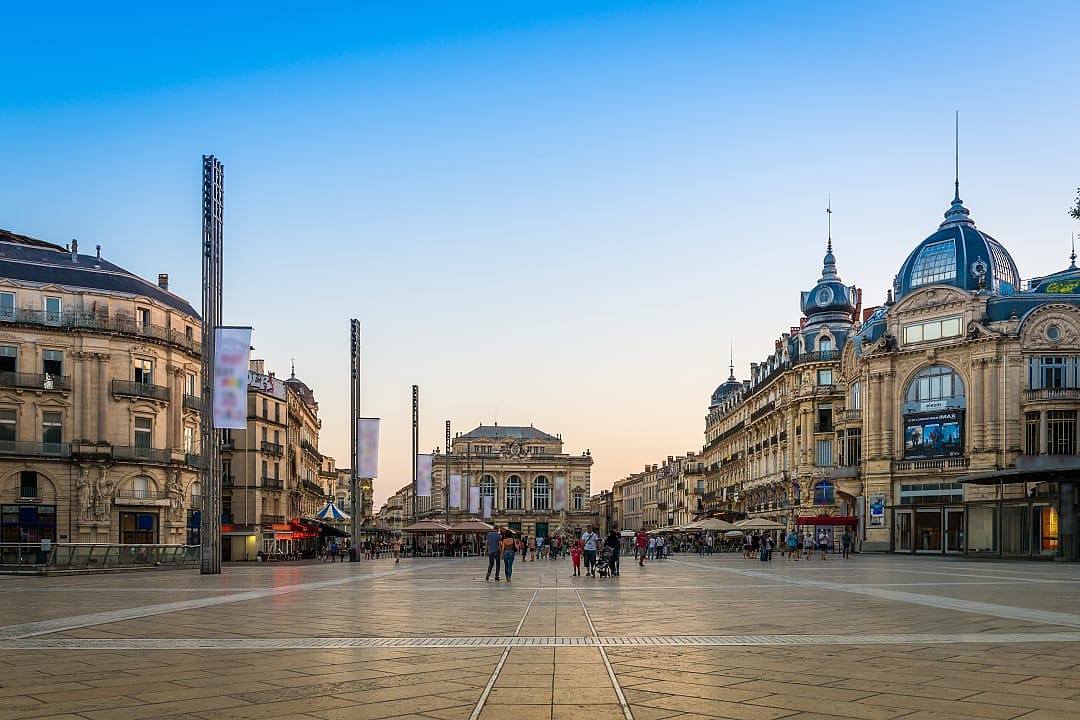 Central Square in Montpellier
