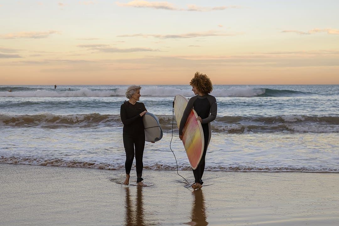 Surfers in Brisbane