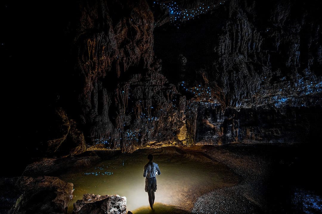 Waitomo Caves in New Zealand