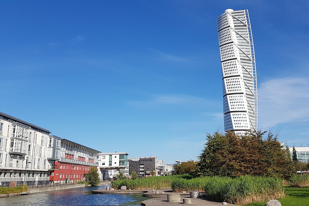 Turning Torso, tallest building in Scandinavia, Sweden.