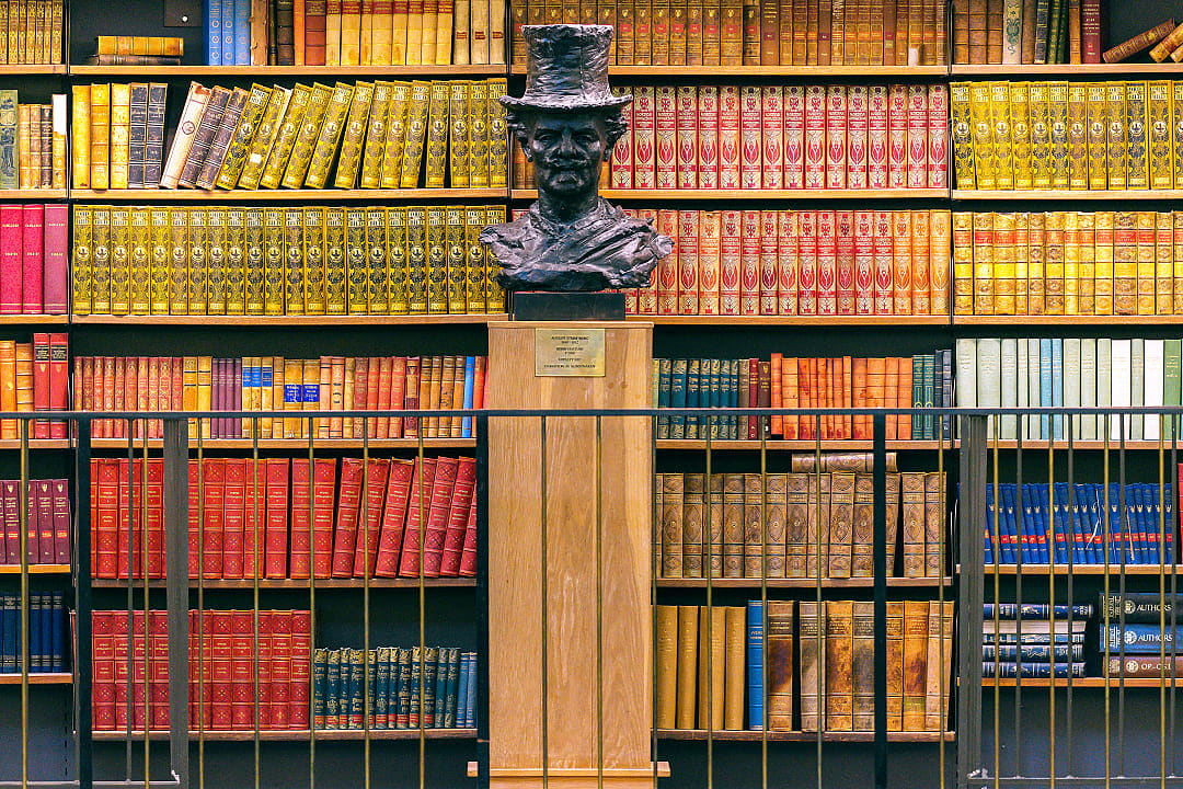 Stadsbiblioteket city library in Stockholm, Sweden