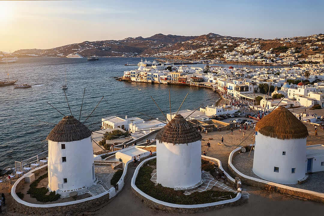 Mykonos windmills