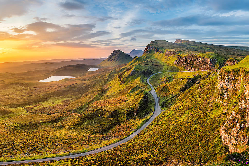 The Quiraing on the Isle of Sky, Scotland