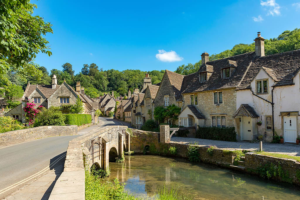 Castle Combe in the Cotswolds