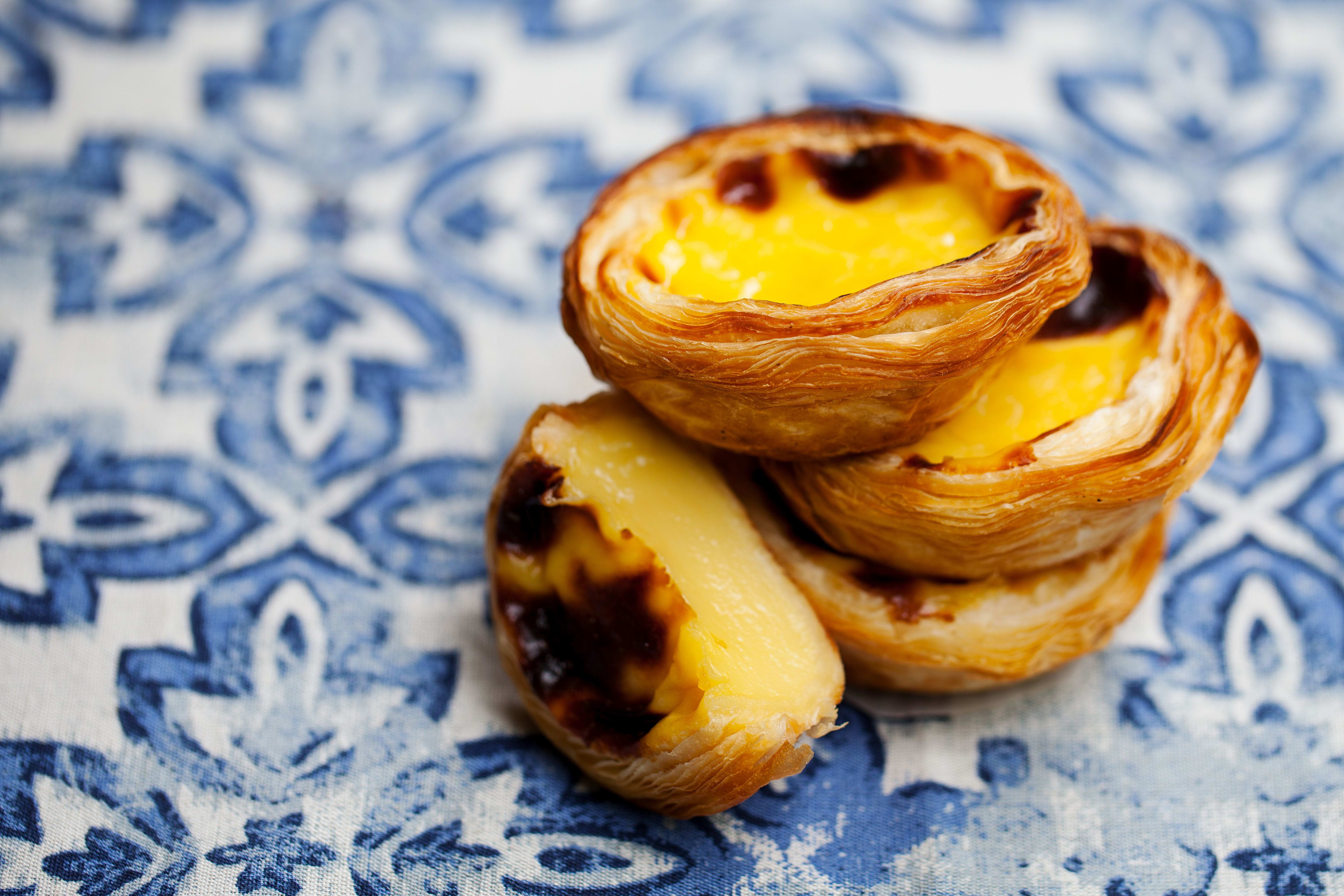 Portuguese pastry, pastel de nata