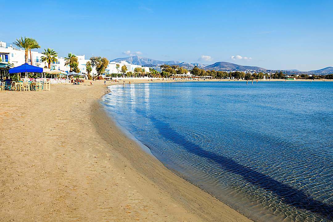 Enjoy warm sea temperatures in Naxos, Greece