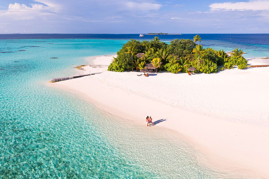 Beach in the Maldives.