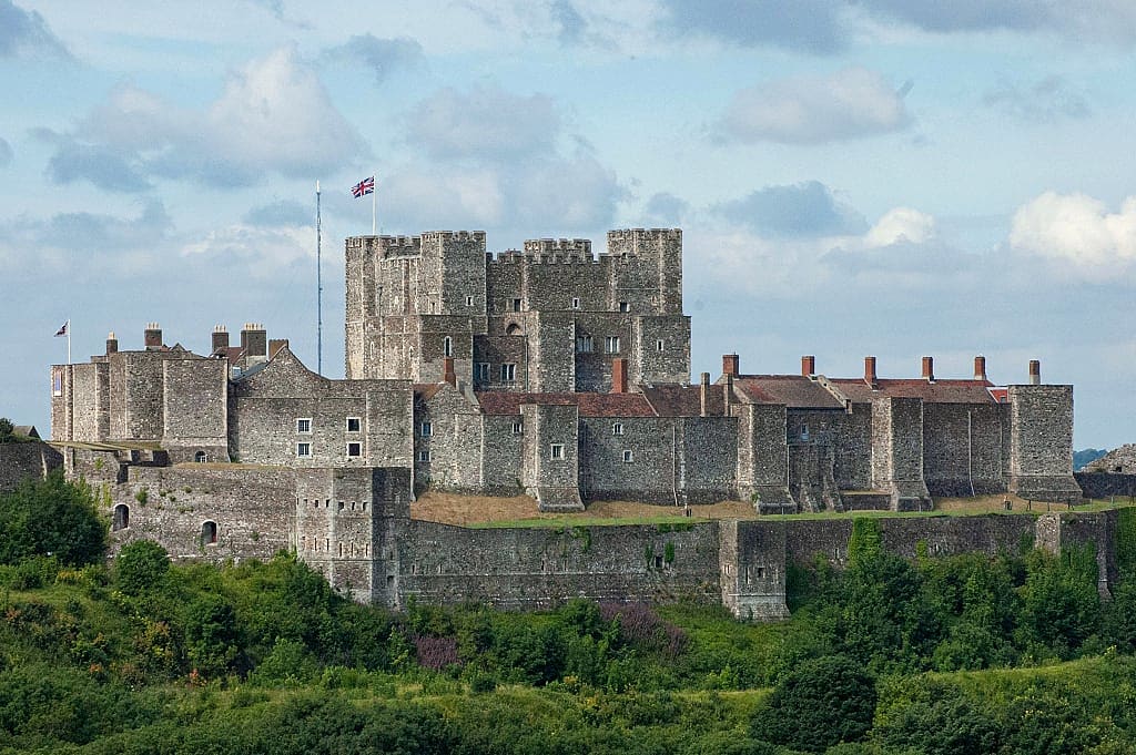 Dover Castle in Kent, England