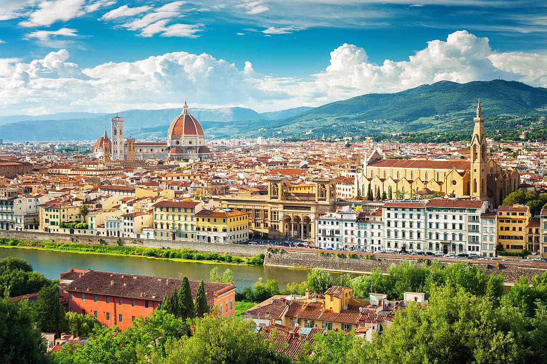 Scenic view of Florence in Italy