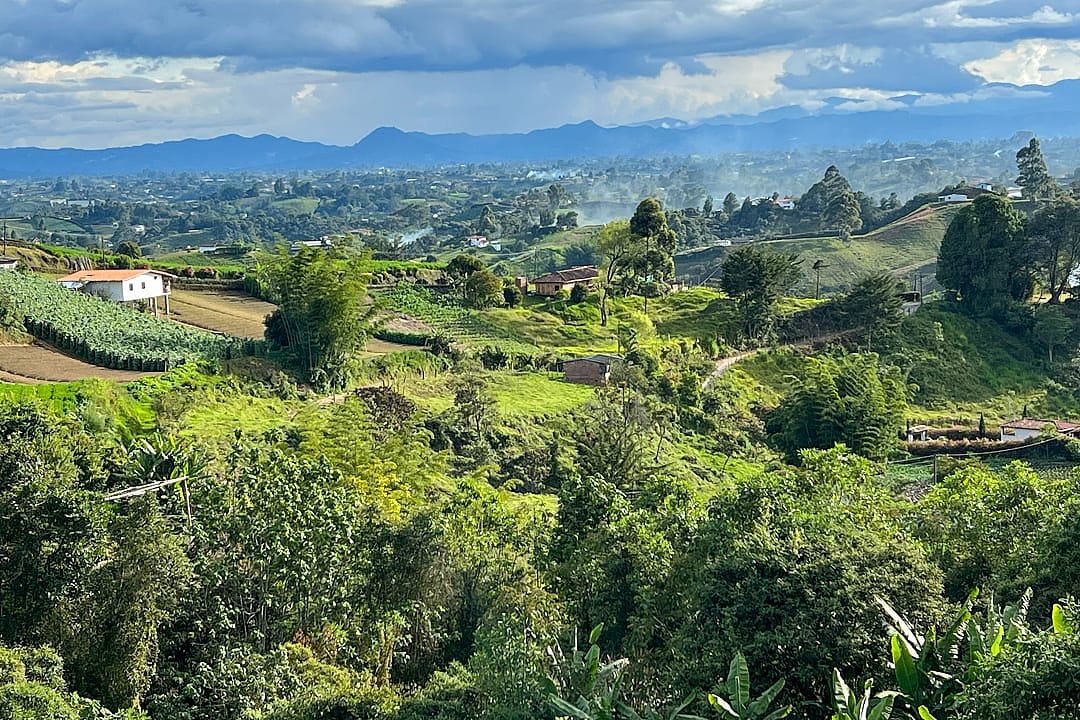 View from Cannúa lodge in Antioquia, Colombia