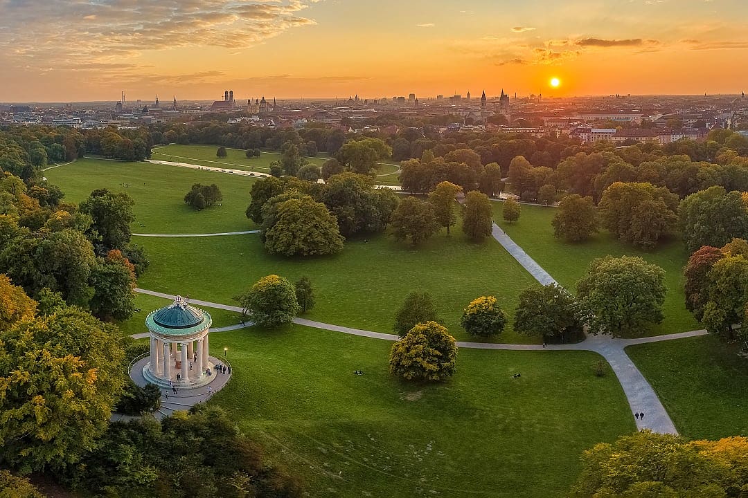 English Garden in Munich, Germany