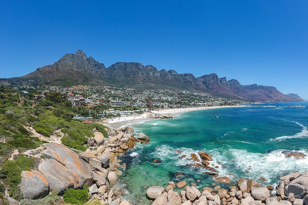 Camps Bay in Cape Town, South Africa