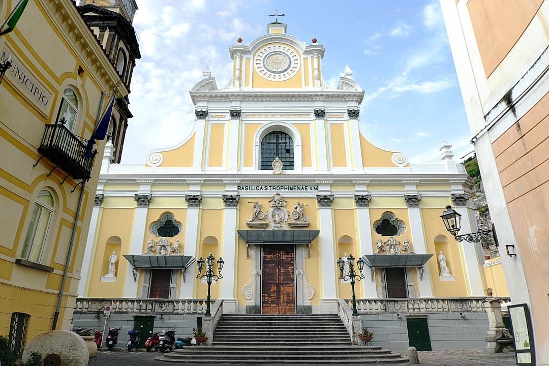 Basilica di Santa Trofimena, Minori on the Amalfi Coast, Italy